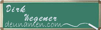Dirk Wegener Visitenkarte